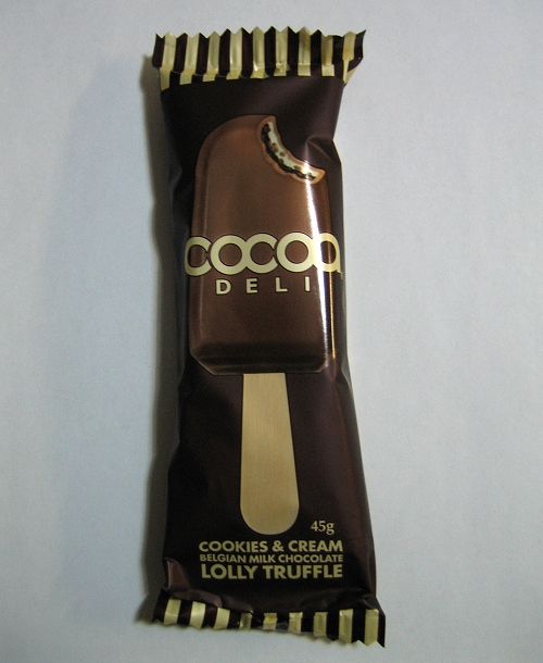 a small piece of this was left for cocoa to try - june 2006