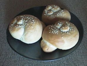 homemade bread rolls